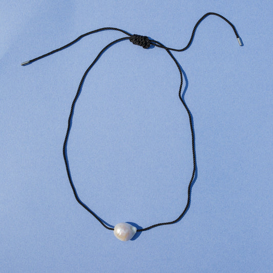 Isla Solitary Pearl Necklace