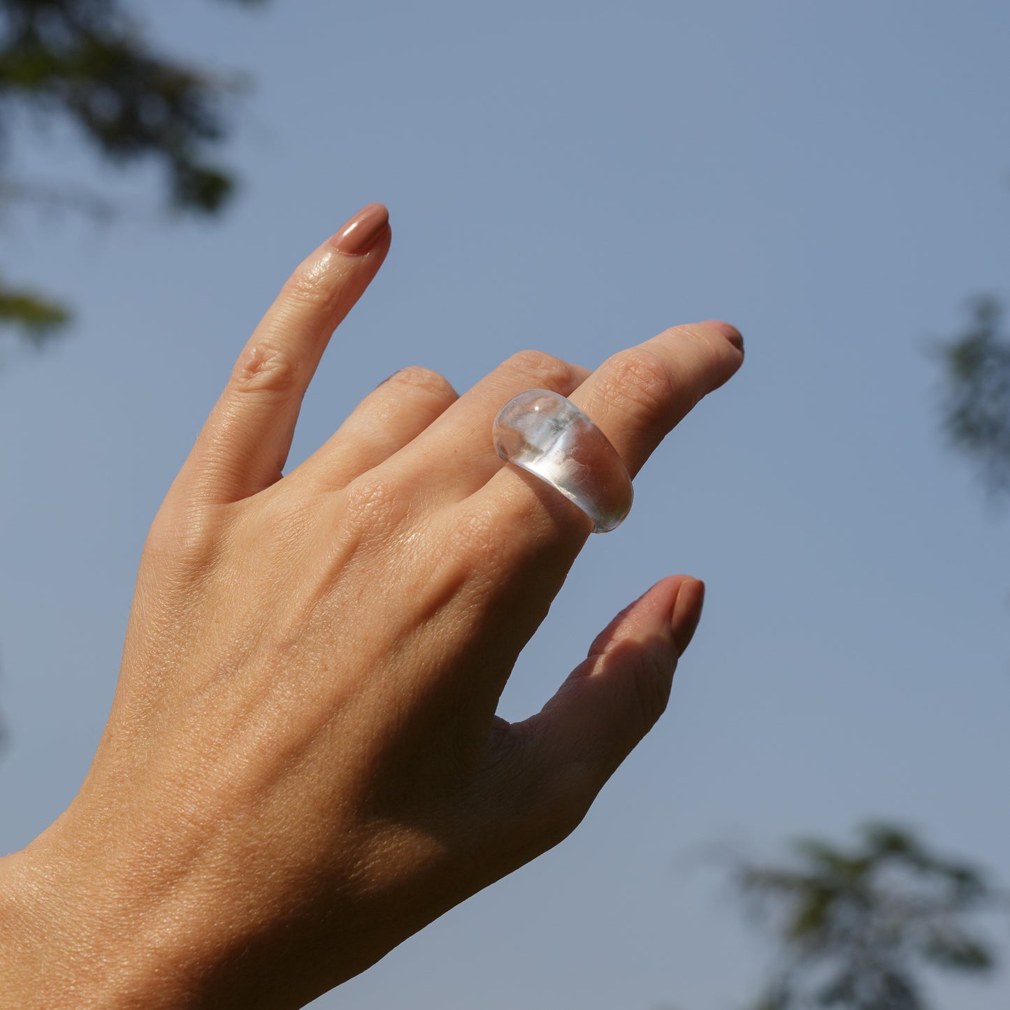 Crystal Quartz Initiation Ring